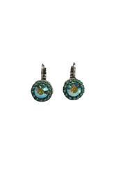  Green Teal Swarovski Earrings