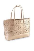  Perforated Gold Tote