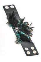  Feather Cuff Bracelet