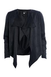  Vegan Suede Cardigan