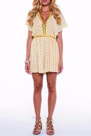 Cut-out Printed Romper