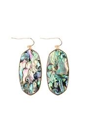  Marble-stone Drop Earring