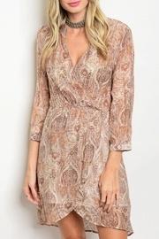  Paisley Wrap Dress