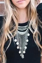  Coin Statement Necklace