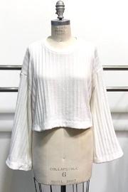  Flare Sleeve Crop-sweater