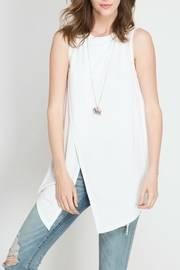  Overlapping Sleeveless Top