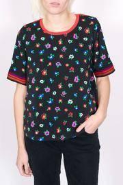  Floral Silky Tee
