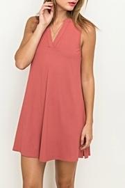  Sleeveless Terracotta Dress