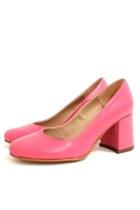  Pink Block Heel Sandal