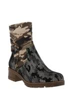  Mixed Cammo Bootie