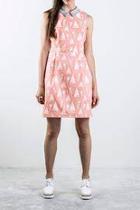  Sleeveless Collard Dress