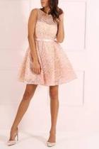  Blush Sequined Dress