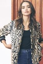  Emanuela Leopard Jacket