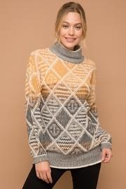  Mock Neck Oversized Sweater