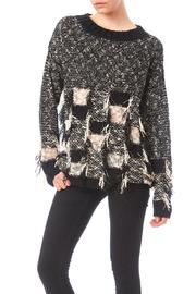  Black White Pullover