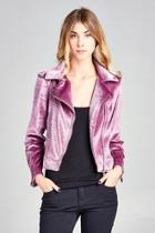  Jaime-velvet Moto Jacket