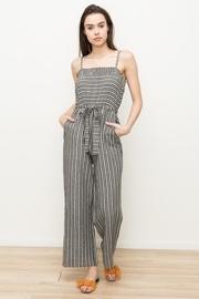  Striped Pocket Jumpsuit