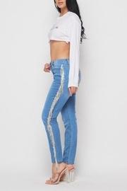 Beaded Tassel Jeans