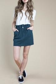  Green Mini Skirt