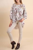  Botanical Print Tunic