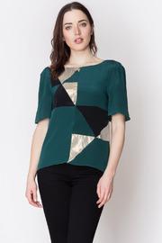  Flutter Sleeve Blouse