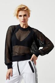 Irie Cropped Sheer Sweatshirt