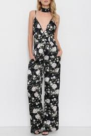  Floral Choker Jumpsuit