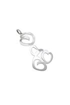  Abstract Hearts Pendant