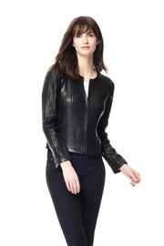  Leather Strip Jacket