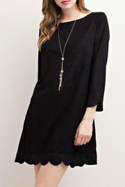  Black Scallop Dress