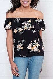  Frilled Off Shoulder Top