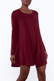  Crimson Tunic Dress
