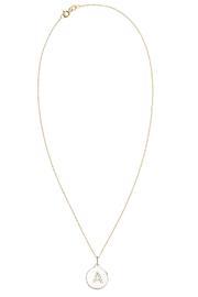 White-gold-pave Alphabet Charm