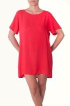  Red Rayon Dress