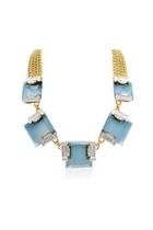 Aquamarine Crystal Necklace