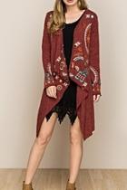  Eclipse Embroidered Cardigan