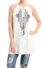  Woven Boho Top