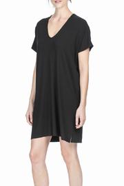  Short Sleeve V-neck Dress