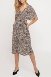  Leopard Midi Dress