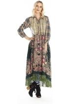  Grand Duchess Maxi Shirt Washed Green