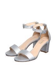  Silver Leather Sandal