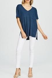  Navy Pocket Top