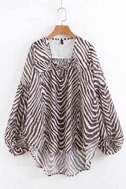  Safari Zebra Blouse