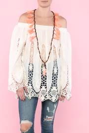  Beige Sheer Top