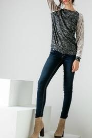  Raglan Velvet Long Sleeve Kit Top