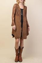  Lacey Suede Duster