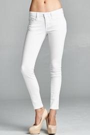  White Skinny Denim Jeans
