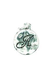  Silver Initial Charm