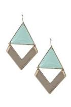  Mint Triangle Earrings