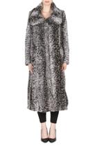  Plush Faux Fur Coat